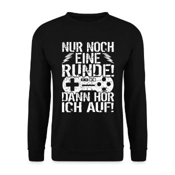 Gaming Gaming Gaming Gaming Gaming Gaming - Unisex Pullover - Schwarz - Vorne - Alina (178cm) & Michal (187cm)