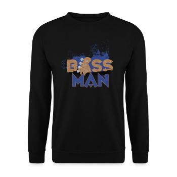 Basse musique basse - Sweat-shirt Unisexe - noir - Devant - Alina (178cm) & Michal (187cm)