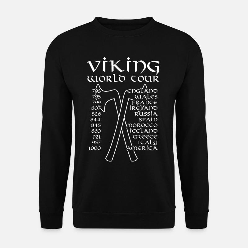 Viking World Tour - Unisex Pullover - Schwarz