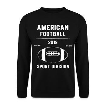 Football américain - Sweat-shirt Unisexe - noir - Devant - Alina (178cm) & Michal (187cm)