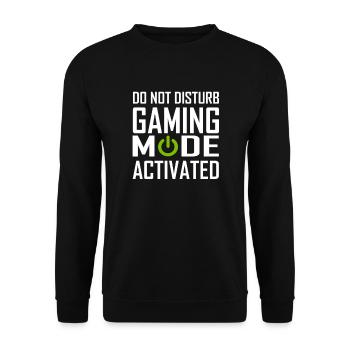 Mode jeu activé - cadeau de jeu vidéo Gamer - Sweat-shirt Unisexe - noir - Devant - Alina (178cm) & Michal (187cm)