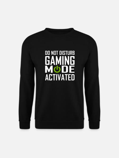 Gaming Mode Activated - Gamer video game gift - Unisex Sweatshirt - black