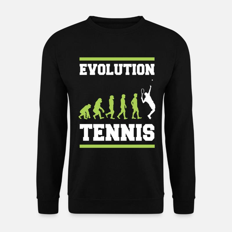 Evolution du tennis - Sweat-shirt Unisexe - noir