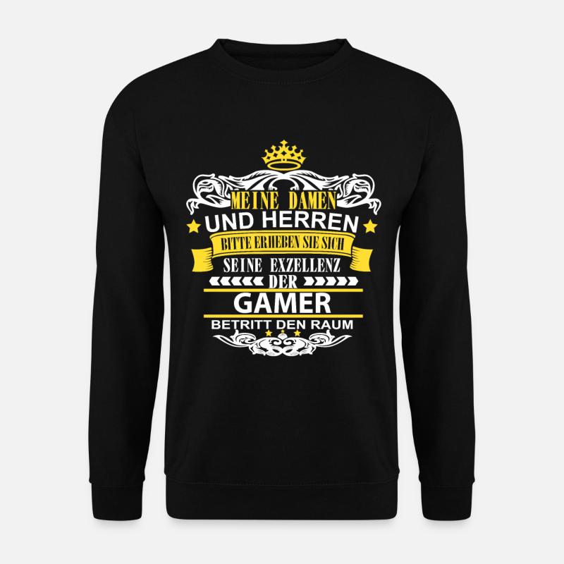 Gaming Gaming Gaming Gaming Gaming Gaming Geschenk - Unisex Pullover - Schwarz