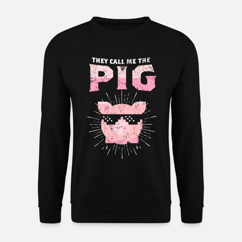pig - Unisex Sweatshirt - black