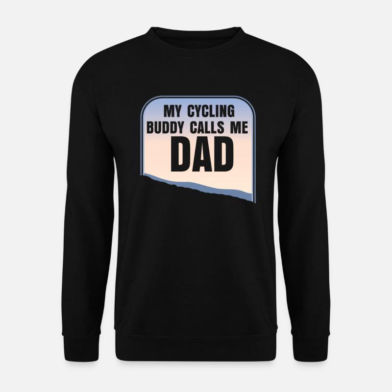 Bicycle dad - Unisex Sweatshirt - black