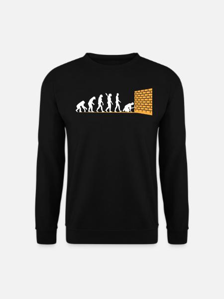 Maurer Handwerker Handwerk Heimwerker Geschenk - Unisex Pullover - Schwarz