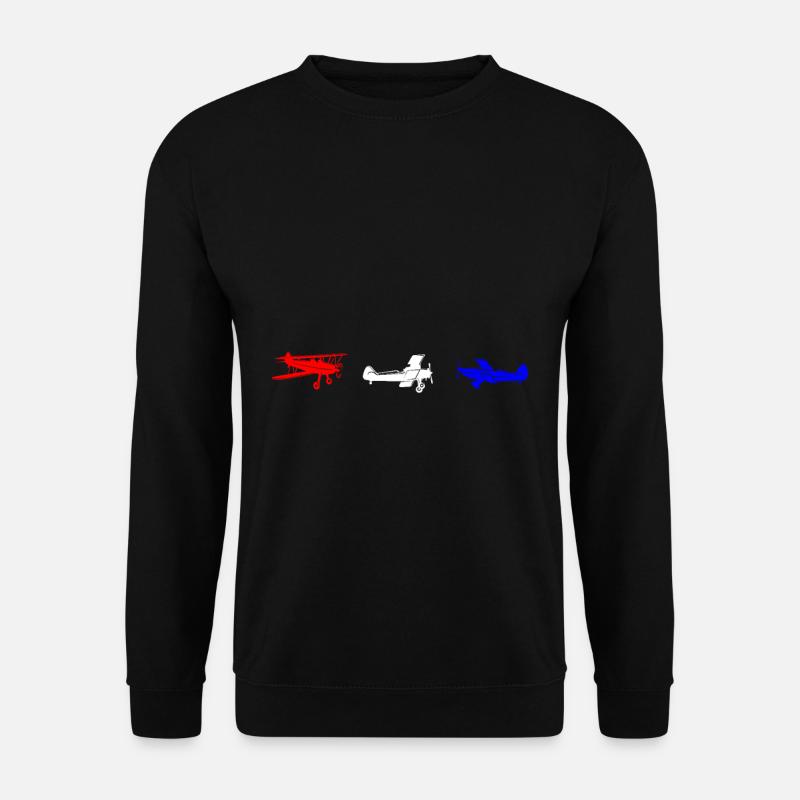 plane - Unisex Sweatshirt - black