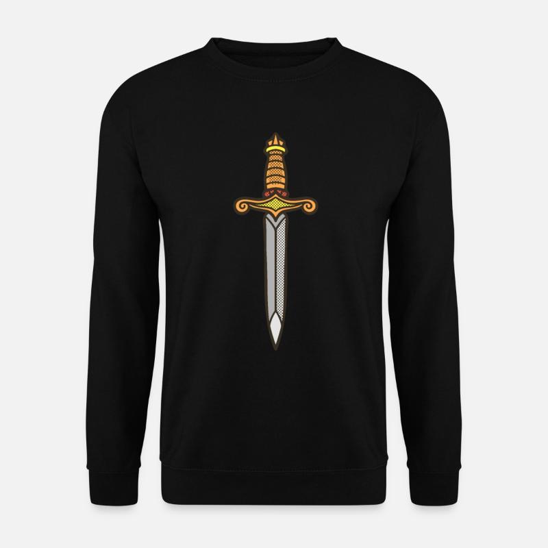 Schwert - Unisex Pullover - Schwarz