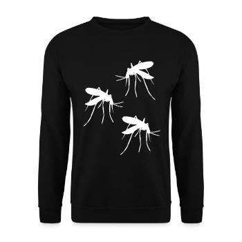 Mosquito MosquitoEs Insects Insect Pest - Unisex Sweatshirt - black - Front - Alina (178cm) & Michal (187cm)