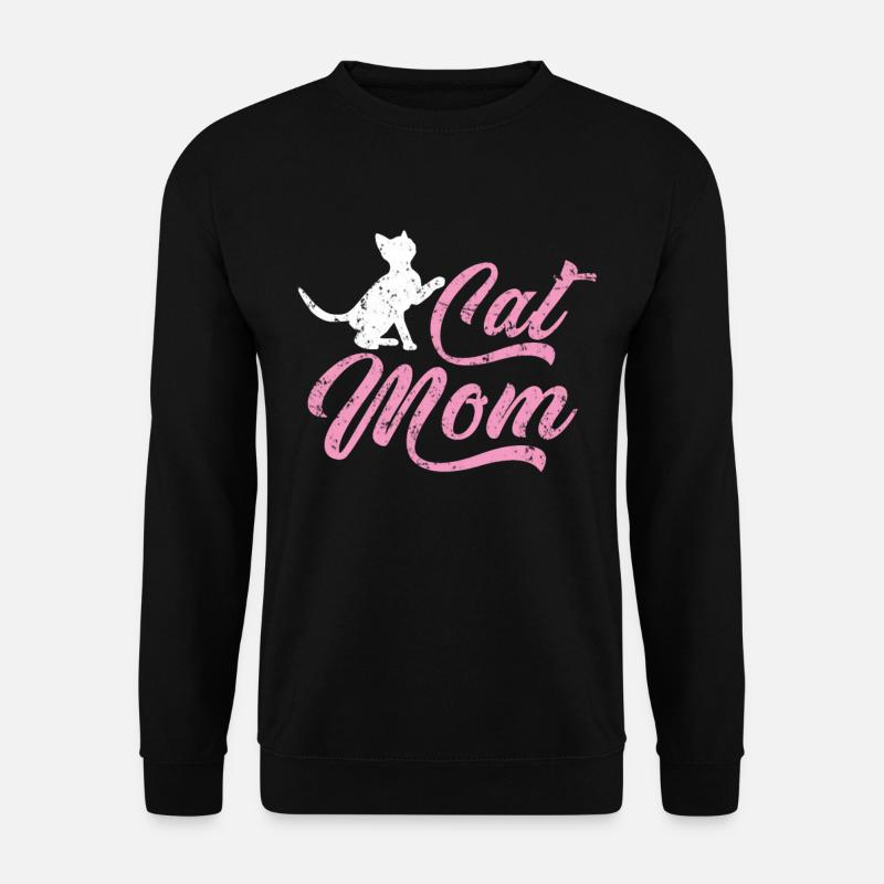 Cats mom - Unisex Sweatshirt - black