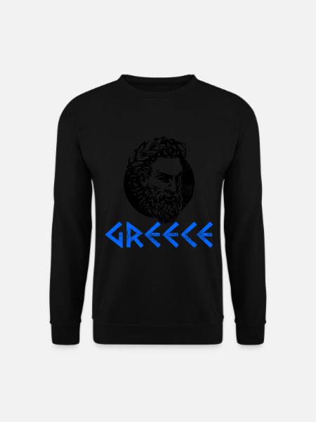 Griechenland EU Europa Euro Geschenk - Unisex Pullover - Schwarz