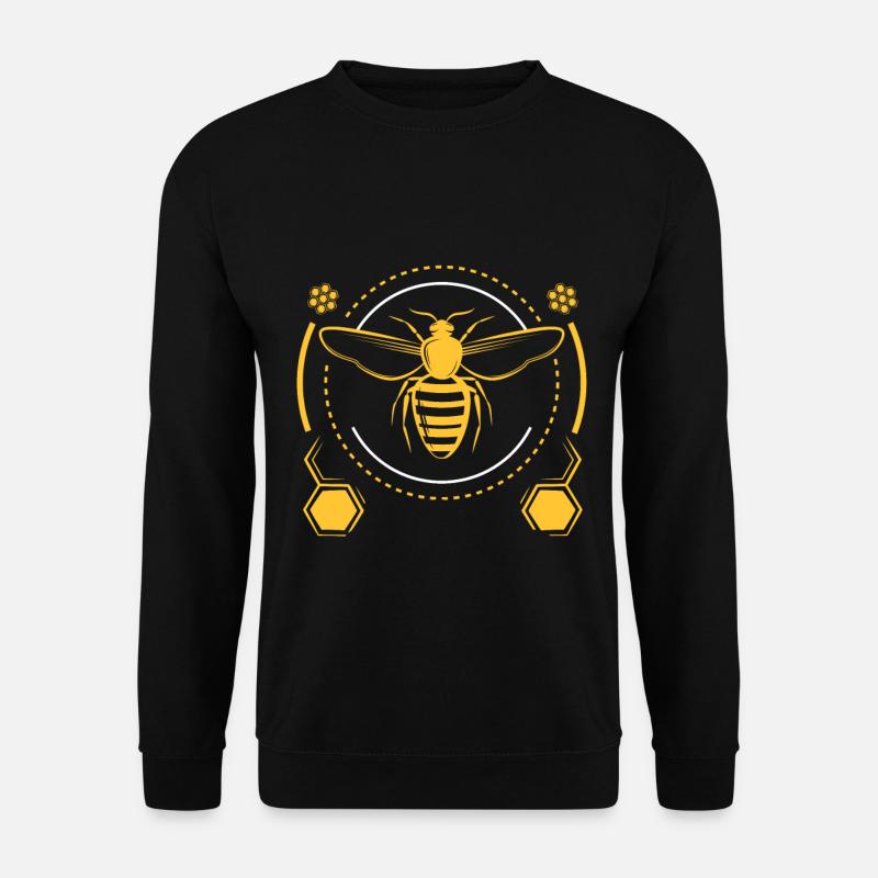 Bee honey beekeeper gift - Unisex Sweatshirt - black