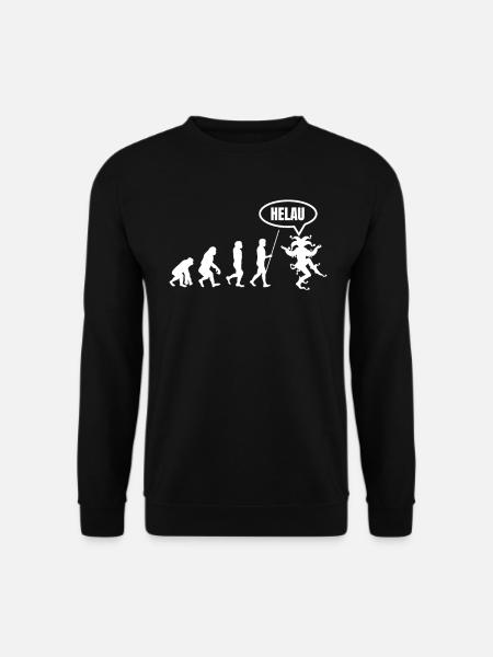 Karneval Fasching Fastnacht Helau Kostüm geschenk - Unisex Pullover - Schwarz