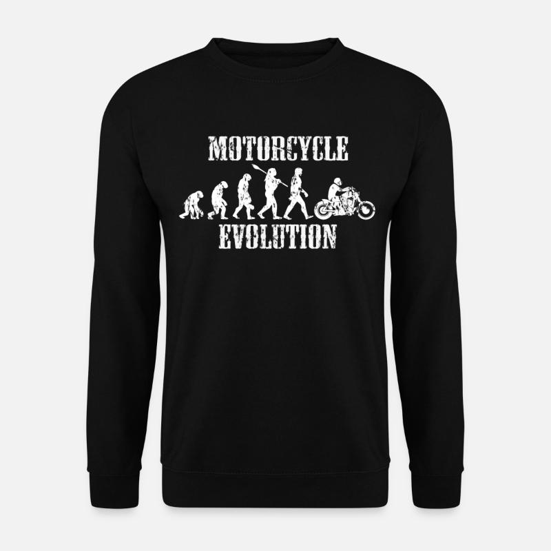 Cadeau moto moto Evolution - Sweat-shirt Unisexe - noir