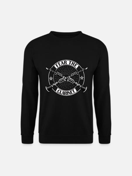 Clarinet music musical instrument opera gift - Unisex Sweatshirt - black
