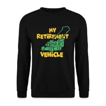 Ma retraite jardin jardin tondeuse jardin jardin - Sweat-shirt Unisexe - noir - Devant - Alina (178cm) & Michal (187cm)