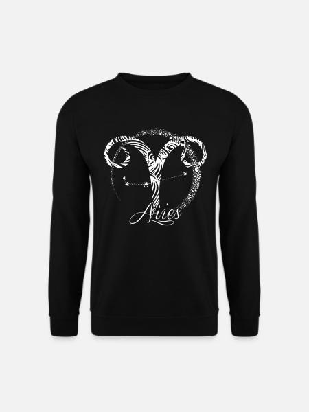 Aries - Zodiac Sign - Horoscope - Unisex Sweatshirt - black
