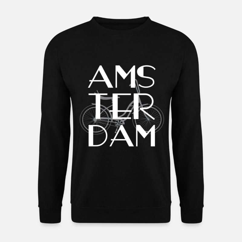 Amsterdam - Unisex Pullover - Schwarz