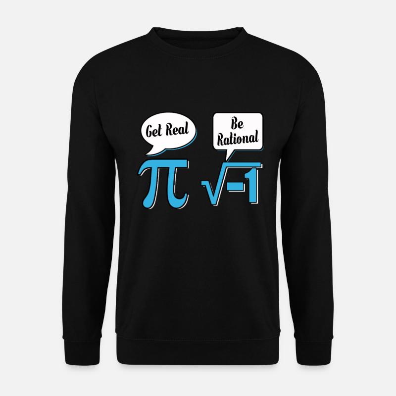 Math math mathematician experiment gift - Unisex Sweatshirt - black
