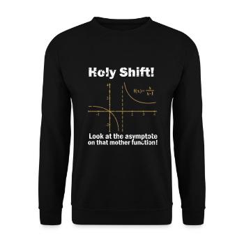 Mathematik Mathe Mathematiker Experiment geschenk - Unisex Pullover - Schwarz - Vorne - Alina (178cm) & Michal (187cm)