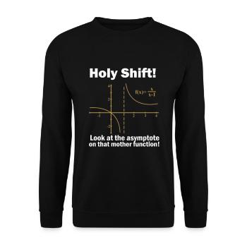 Mathematik Mathe Mathematiker Experiment geschenk - Unisex Pullover - Schwarz - Vorne - Alina (178cm) & Michal (187cm)