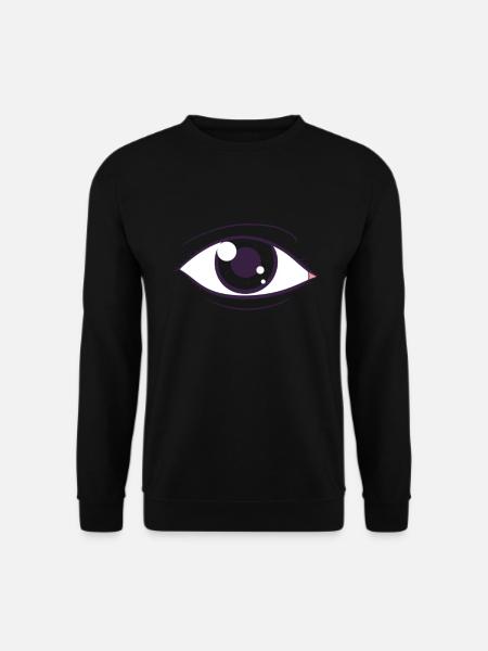 Œil - Sweat-shirt Unisexe - noir