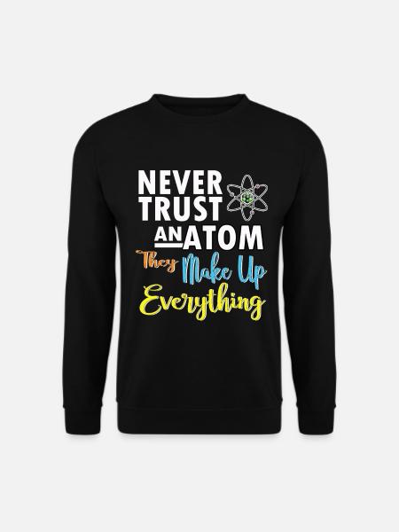 Naturwissenschaft Physik Chemie Biologie Mathe - Unisex Pullover - Schwarz
