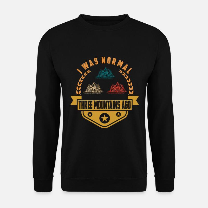 Climbing mountain - Unisex Sweatshirt - black