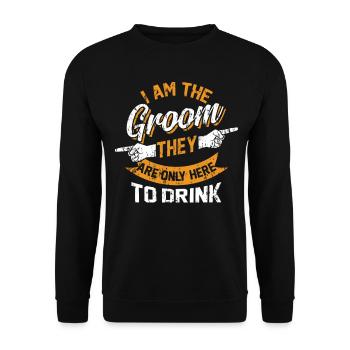 Célibataire - Sweat-shirt Unisexe - noir - Devant - Alina (178cm) & Michal (187cm)