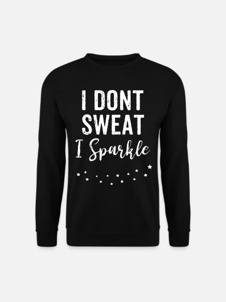 Funny Gym Fitness T Shirt Gift Gym Partner - Unisex Sweatshirt - black