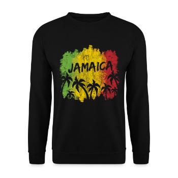 Jamaica - Unisex Pullover - Schwarz - Vorne - Alina (178cm) & Michal (187cm)