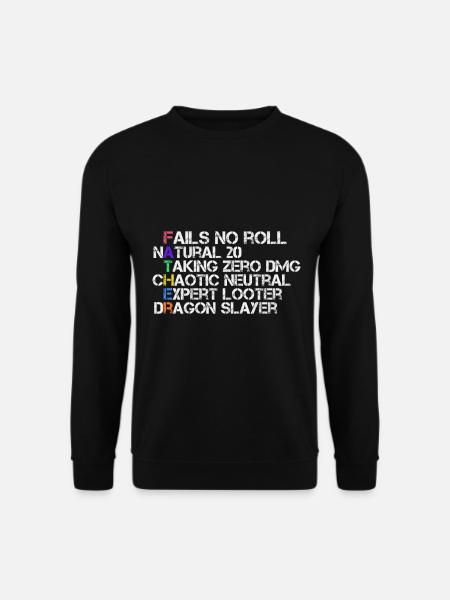 Tabletop Vater RPG - Unisex Pullover - Schwarz