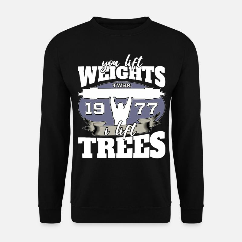 Strongman Powerlifting Log Lift - Unisex Pullover - Schwarz