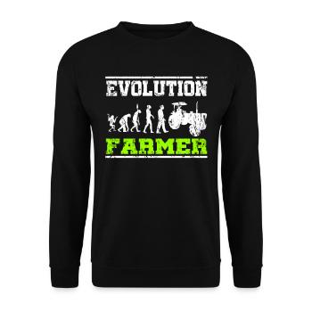Bauer Traktor Evolution - Unisex Pullover - Schwarz - Vorne - Alina (178cm) & Michal (187cm)
