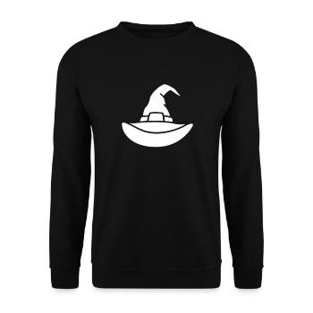 Chapeau de magie chapeau sorcier magicien enfants cadeau - Sweat-shirt Unisexe - noir - Devant - Alina (178cm) & Michal (187cm)