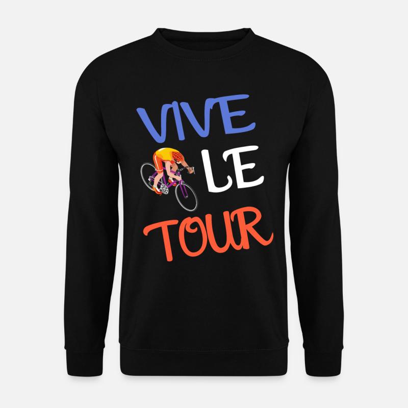 Vive Le Tour Radrennliebhaber - Unisex Pullover - Schwarz