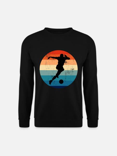 Fussball Spieler Soccer Stürmer Elfmeter - Unisex Pullover - Schwarz