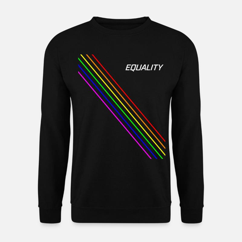Equality Elegant LGBT + - Unisex Sweatshirt - black