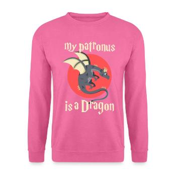 Drache Geschichte Beschützer - Unisex Pullover - Pink - Vorne