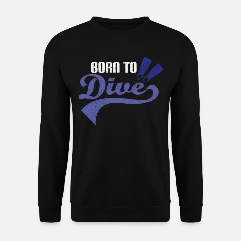 Divers dive - Unisex Sweatshirt - black