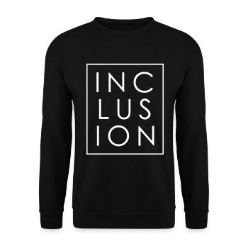 Great for all occassions Inclusion Tee Inclusion - Unisex Sweatshirt - black - Front - Alina (178cm) & Michal (187cm)