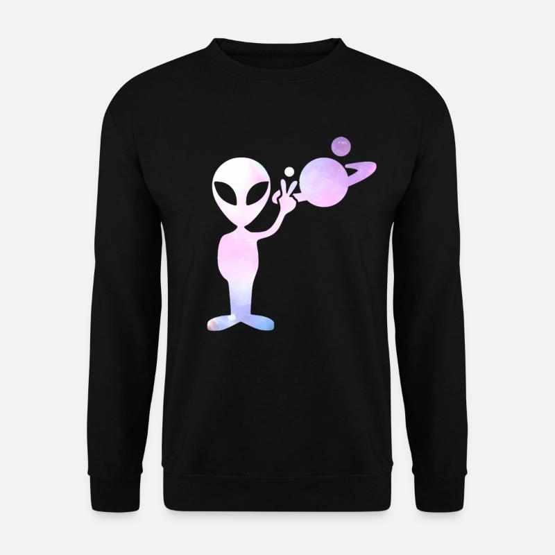 Alien Peace Univers - Sweat-shirt Unisexe - noir