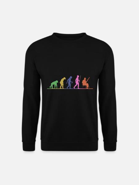 Evolution Fagott Musiker - Unisex Pullover - Schwarz