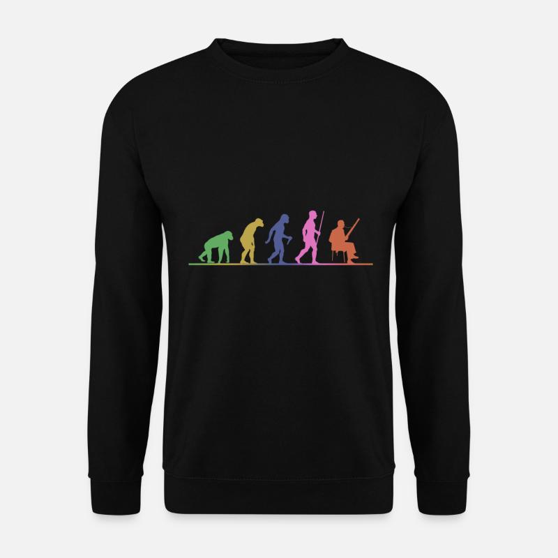 Evolution Bassoon Musician - Unisex Sweatshirt - black
