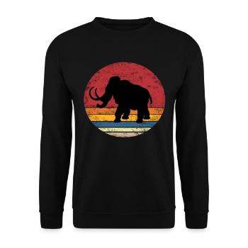 Millésime vintage - Sweat-shirt Unisexe - noir - Devant - Alina (178cm) & Michal (187cm)