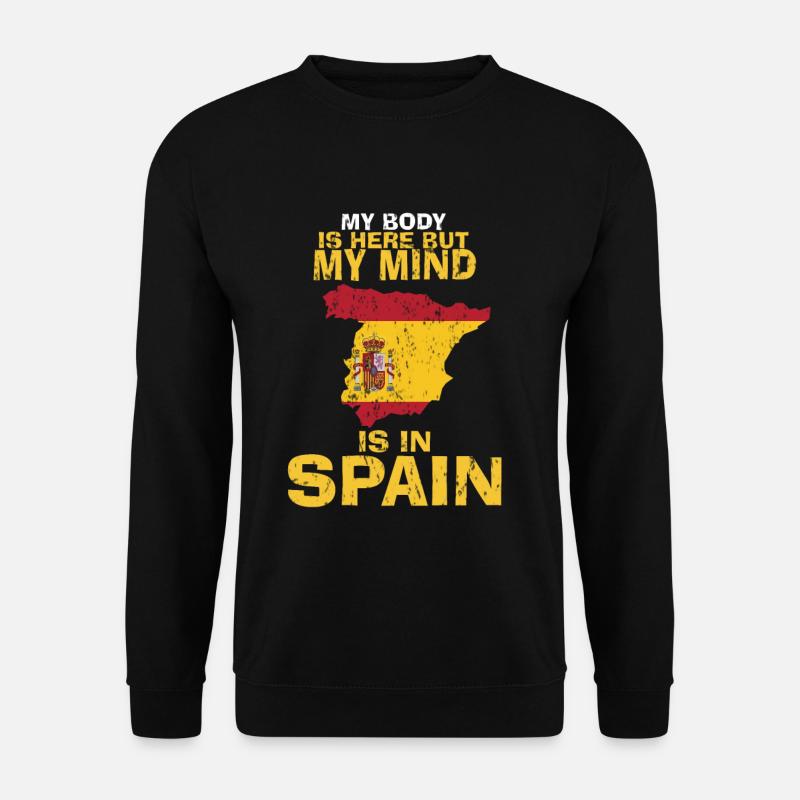 Spanien Heimat Land Geschenk - Unisex Pullover - Schwarz