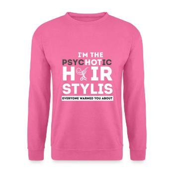 Friseur Frisör Friseurin Frisörin Friseuse - Unisex Pullover - Pink - Vorne