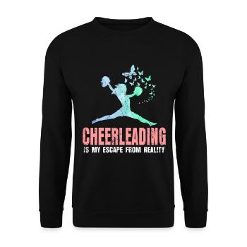 Cheerleading - Unisex Pullover - Schwarz - Vorne - Alina (178cm) & Michal (187cm)