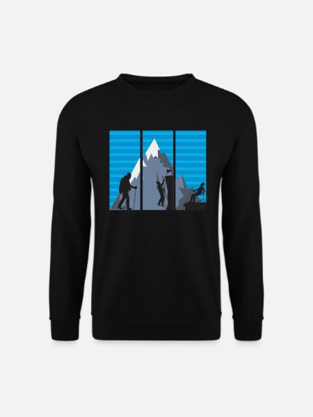 Bergsteiger - Unisex Pullover - Schwarz